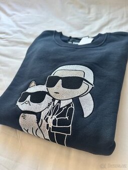 Karl Lagerfeld woman dark blue sweatshirt