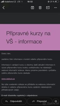 Přípravný online kurz na VŠ Psychologie