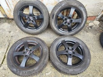 15"černá alu sada Dezent 5x100 Škoda Rapid Fabia 3 Polo