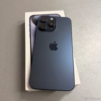iPhone 15 Pro Max 256GB, bez škrábance, rok záruka