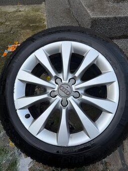 Prodám alu kola AUDI 5x112 R17 s pneu