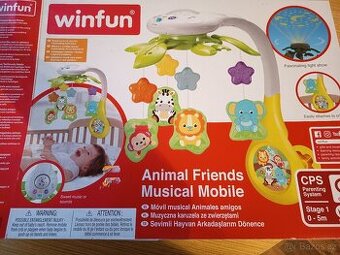 Hrací kolotoč nad postýlku