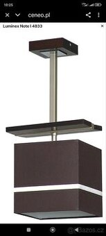 Dvě závěsná světla tmavě hnědá