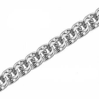 Stříbrný řetízek Bismark 60cm 9.69g ryzosti 925