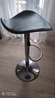 Barová posuvná nerezová zidle