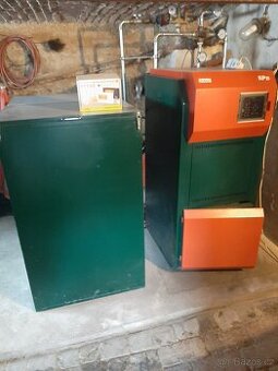 Kotel na pelety ponast 21 včetně velkého zásobníku po revizi