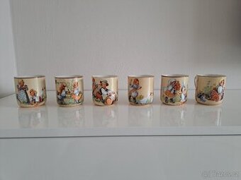 Sada porcelánových hrnků A. L. Salač (6 ks)