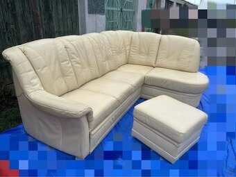 Rozkladaci sedacka  s uložakem kožená