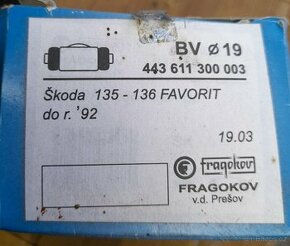 Prodám brzdový valeček na Škoda favorit