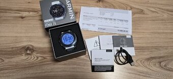 Garmin Fenix 7X Sapphire Solar Titan Blue/White