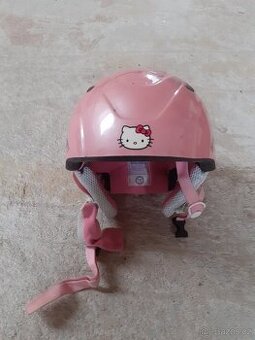 Lyzarska helma Hello Kitty