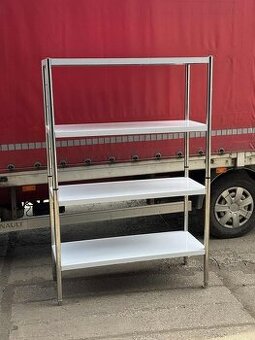 Nerezový regál 4 policový 120x50x180cm