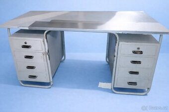 Funkcionalistický trubkový psací stůl 30.40. léta