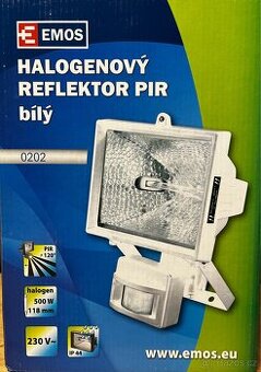 Halogenový reflektor s pir