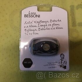 Baterka na hlavu čelovka Luca Bessoni 7x4x4 cm 2ks
