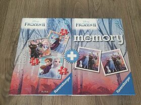 Ravensburger puzzle a pexeso Frozen II.