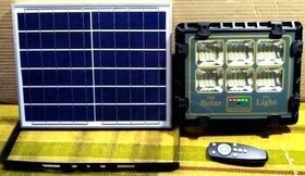 LED reflektor 200W solární panel 15W i dálkový ovladač