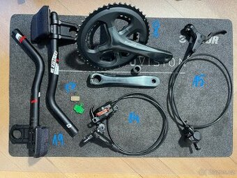 Sram, Shimano, Galfer...