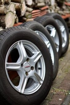 Alu kola DEZENT+letní pneu Kormoran 185/70 R14 88T - TOP