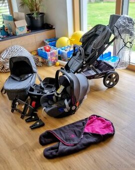 Kočárek Britax go big trojkombinace s bází a příslušenství