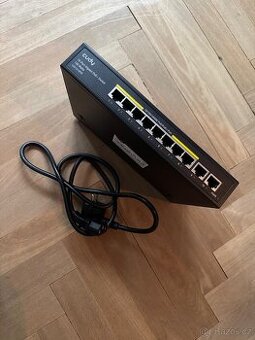 CUDY 8-Port Gigabit PoE+ Switch with 2 Gigabit Uplink Ports