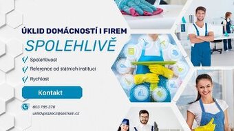 Provádíme úklid v domácnosti i ve vaší firmě