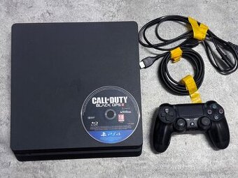 - PS4 Sony Slim 500GB+ CoD III -