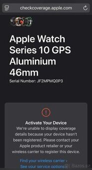 Apple Watch Series 10 GPS Aluminium 46mm Hodinky