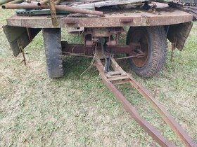 Prodám vlek za traktor 3t , sklápění na kliku.