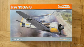 Plastikový model letadla Fw 190A-3, Eduard 1/48, ProfiPack