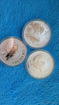 Investiční stříbro - Kookaburra 2023-2025- 3x unce