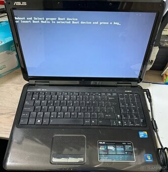 notebook asus K50IJ na díly / k opravě