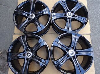 Alu disky černé Mercedes 18", 5x112, ET 43, šíře 8J
