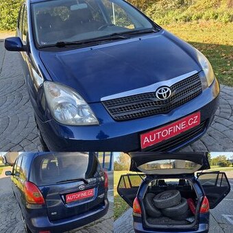 TOYOTA COROLA VERSO 1,6 16v 81kW BENZÍNOVÝ ČTYŘVÁLEC KLIMA