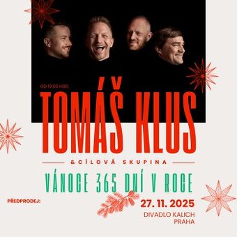 27.11.2025 Tomáš Klus - adventní koncert