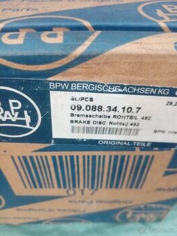 brzd.kotouč náprava BPW oč.09.088.34.10.7  /  03.088.34.10.7