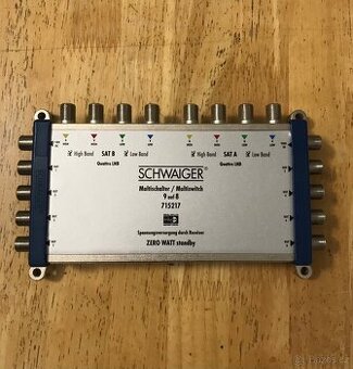Schwaiger  SAT  multipřepinač  9auf8. 715217