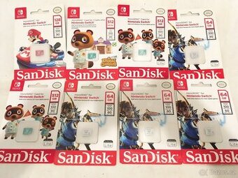 Nintendo Switch originální paměťové karty 64GB,128GB, 512GB