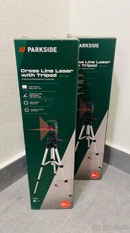 Křížový liniový laser se stativem Parkside PKLL 10 B5