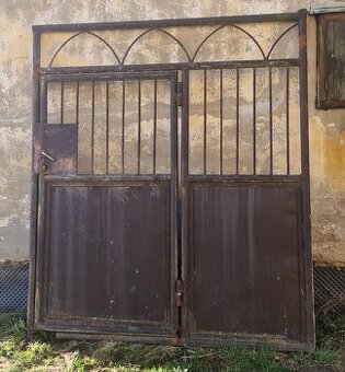 dvoukřídlá brána 4x2,1m