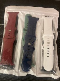 Silikonové řemínky pro Apple Watch sada 6ks