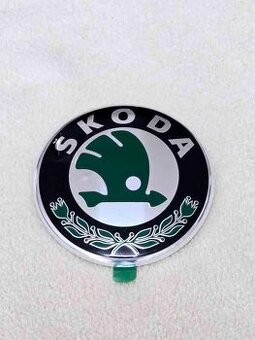 NOVÝ ORIG. znak Škoda Fabia 2 / II / 5J0 1U0853621C 80 mm