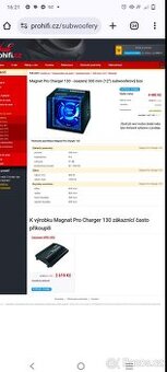 Subwoofer a zesilovač