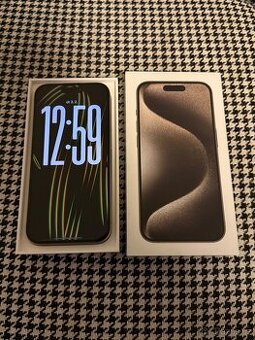 iPhone 15 Pro, 128 GB, 91%🔋 výměna za PS 5