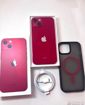 iPhone 13 128gb červený, 88% bat, pěkný stav