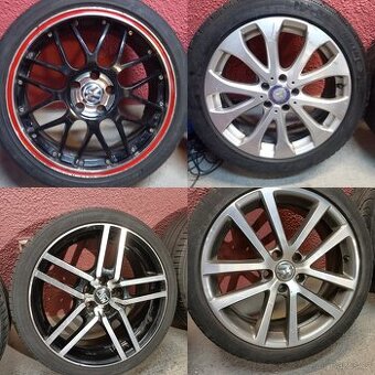 Alu disky letní pneu 18" 5x112 ceny v popisu