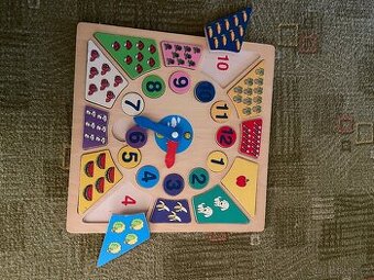 Vkládací výukové hodiny Small Foot