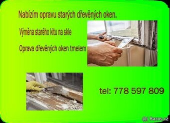 Oprava dřevěných oken