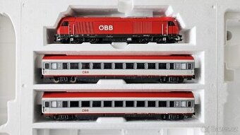 Nová digitální dieselová lokomotiva Rh 2016 ÖBB + 2 vozy