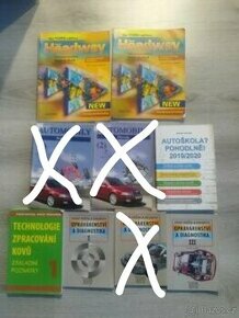 Učebnice pro automechaniky + učebnice angličtiny